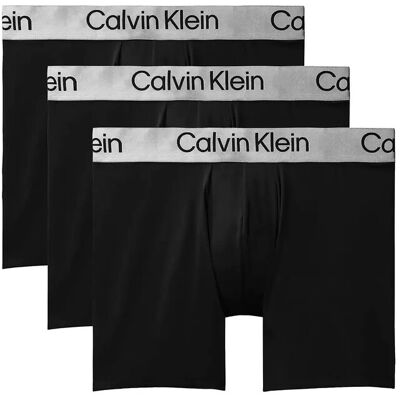 Calvin Boxer Brief 3Pk XL BLACK BLACK BLACK XL Calvin Boxer Brief 3Pk XL BLACK BLACK BLACK XL