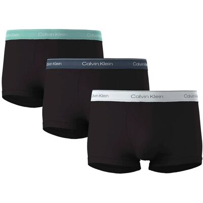 Calvin Relaxed Fit Trunk 3Pk L BLACK BODIES W TAHITI TURQUOISE DA L Calvin Relaxed Fit Trunk 3Pk L BLACK BODIES W TAHITI TURQUOISE DA L
