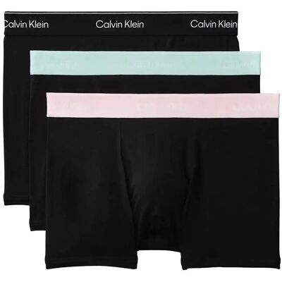 Calvin Relaxed Fit Trunk 3Pk XS BLACK W BLACK WB BLACK W FEEL THE XS Calvin Relaxed Fit Trunk 3Pk XS BLACK W BLACK WB BLACK W FEEL THE XS