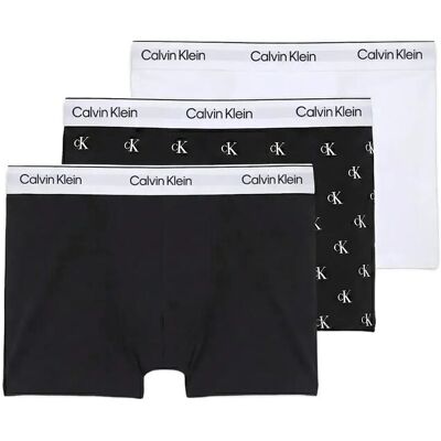Calvin Relaxed Fit Trunk 3Pk XS BLACK DIAMOND LOGO BLACK CLASSIC WH XS Calvin Relaxed Fit Trunk 3Pk XS BLACK DIAMOND LOGO BLACK CLASSIC WH XS
