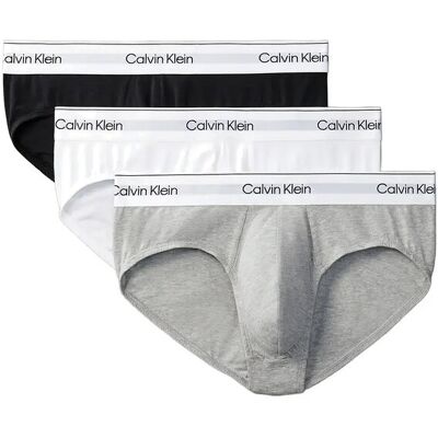Calvin Hip Brief 3Pk S GREY HEATHER WHITE BLACK S Calvin Hip Brief 3Pk S GREY HEATHER WHITE BLACK S