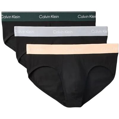 Calvin Hip Brief 3Pk S BLACK W DARKEST SPRUCE WB BLACK W S Calvin Hip Brief 3Pk S BLACK W DARKEST SPRUCE WB BLACK W S