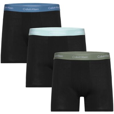 Calvin Boxer Brief 3Pk S BLACK BODIES W SEA SPRAY NIAGARA M S Calvin Boxer Brief 3Pk S BLACK BODIES W SEA SPRAY NIAGARA M S