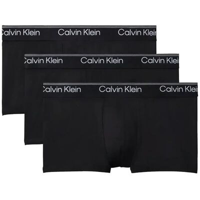 Calvin Low Rise Trunk 3Pk XS 3 BLACK XS Calvin Low Rise Trunk 3Pk XS 3 BLACK XS