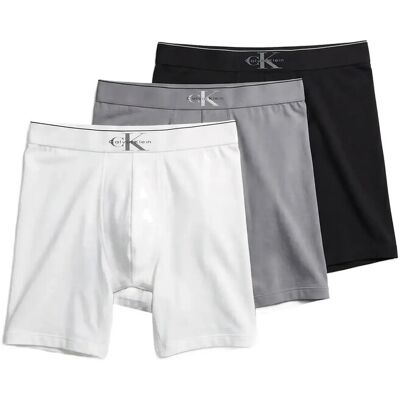 Calvin Boxer Brief 3Pk L BLACK MISTY GREY WHITE L Calvin Boxer Brief 3Pk L BLACK MISTY GREY WHITE L