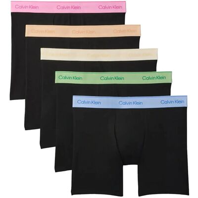 Calvin Boxer Brief 5Pk L MARDI GRAS GREEN WB RELAY GOLD WB G L Calvin Boxer Brief 5Pk L MARDI GRAS GREEN WB RELAY GOLD WB G L