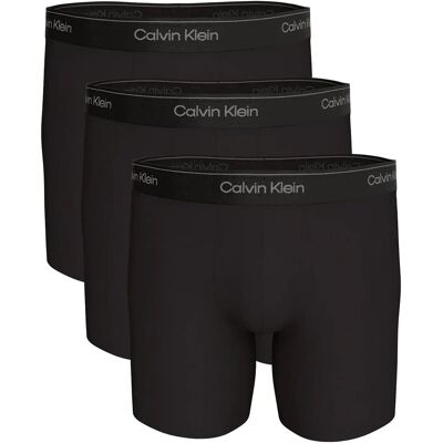 Calvin Boxer Brief 3Pk M BLACK M Calvin Boxer Brief 3Pk M BLACK M