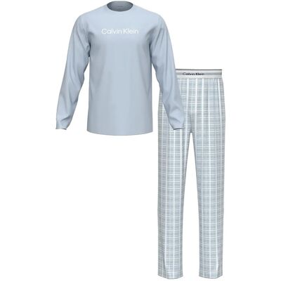 Calvin Ls Tee Pant Set XL BALLAD BLUE TOP SILO PLAID BALLAD XL Calvin Ls Tee Pant Set XL BALLAD BLUE TOP SILO PLAID BALLAD XL