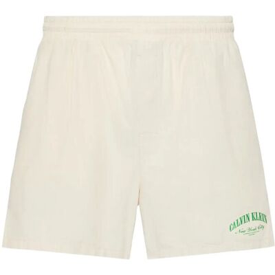 Calvin Heritage Crest Sleep Short S SLIM STRIPE CHALK S Calvin Heritage Crest Sleep Short S SLIM STRIPE CHALK S