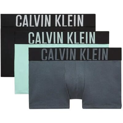 Calvin Trunk 3Pk XXL BLACK AERIAL TURBULENCE XXL Calvin Trunk 3Pk XXL BLACK AERIAL TURBULENCE XXL