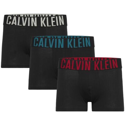 Calvin Trunk 3Pk S BLACK W OATMEAL LOGO BLACK W AGE S Calvin Trunk 3Pk S BLACK W OATMEAL LOGO BLACK W AGE S