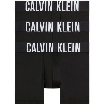 Calvin Boxer Brief 3Pk XS BLACK BLACK BLACK XS Calvin Boxer Brief 3Pk XS BLACK BLACK BLACK XS