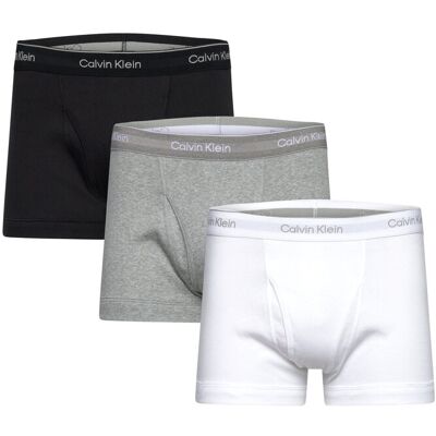 Calvin Trunk 3 Pk M BLACK GREY HEATHER WHITE M Calvin Trunk 3 Pk M BLACK GREY HEATHER WHITE M