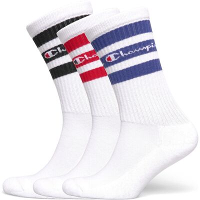 Champion 3Pk Crew Socks 35-38 WW001-WHT/WHT/WH 35-38 Champion 3Pk Crew Socks 35-38 WW001-WHT/WHT/WH 35-38