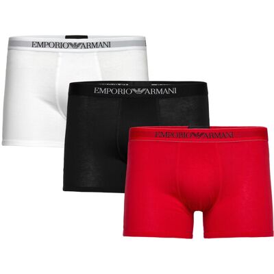 Giorgio Armani Underwear Boxer M BIANCO/ROSSO/NERO M Giorgio Armani Underwear Boxer M BIANCO/ROSSO/NERO M