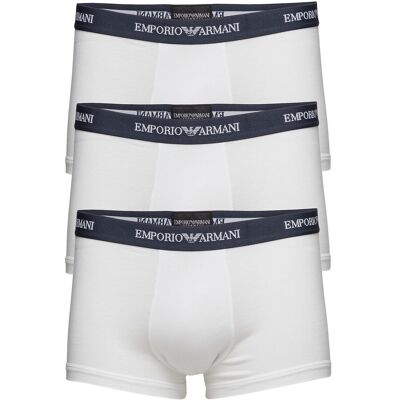 Giorgio Armani Mens Knit 3-Pack Trunks M BIANCO M Giorgio Armani Mens Knit 3-Pack Trunks M BIANCO M