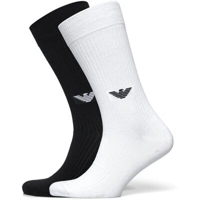 Giorgio Armani Socks Set ONE SIZE BLACK/WHITE ONE SIZE Giorgio Armani Socks Set ONE SIZE BLACK/WHITE ONE SIZE