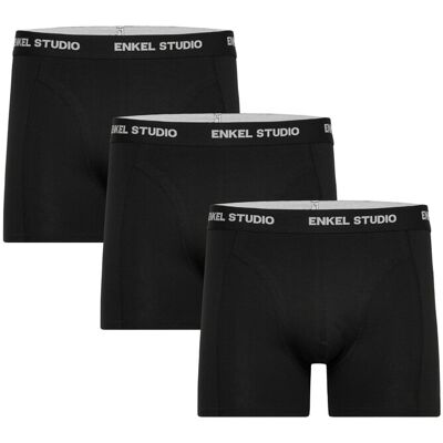 Enkel Studio Boxer 3Pack Eskarl M BLACK M Enkel Studio Boxer 3Pack Eskarl M BLACK M