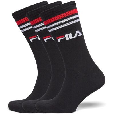 FILA Socks Fila 3Pk Lifestyle Stripes Socks 39-42 BLACK 39-42 FILA Socks Fila 3Pk Lifestyle Stripes Socks 39-42 BLACK 39-42