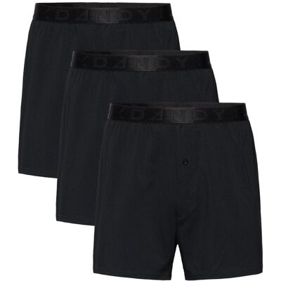 Frank Dandy 3-P Legend Organic Boxershorts S BLACK S Frank Dandy 3-P Legend Organic Boxershorts S BLACK S