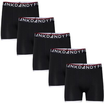 Frank Dandy 5-P St Paul Bamboo Boxer XXL BLACK XXL Frank Dandy 5-P St Paul Bamboo Boxer XXL BLACK XXL