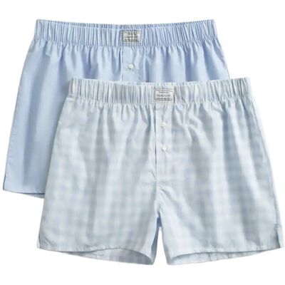 Gant Boxer Shorts 2-Pack XXL MUTED BLUE XXL Gant Boxer Shorts 2-Pack XXL MUTED BLUE XXL