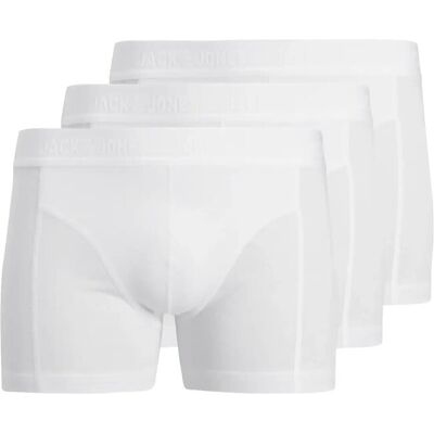 Jack & Jones Jacwaistband Trunks 3 Pack Noos XXL WHITE XXL Jack & Jones Jacwaistband Trunks 3 Pack Noos XXL WHITE XXL