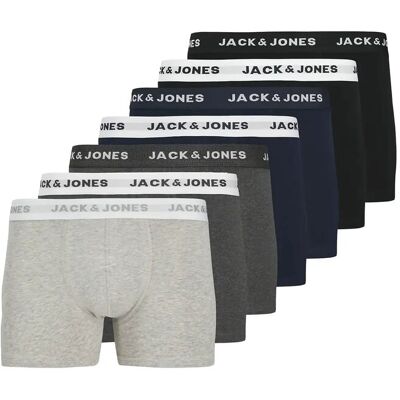 Jack & Jones Jacbasic Trunks 7 Pack XL LIGHT GREY MELANGE XL Jack & Jones Jacbasic Trunks 7 Pack XL LIGHT GREY MELANGE XL