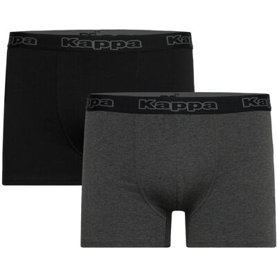 KAPPA Km - Logo Anavi 2 Pack S GREY DK MELANGE-BLACK S KAPPA Km - Logo Anavi 2 Pack S GREY DK MELANGE-BLACK S