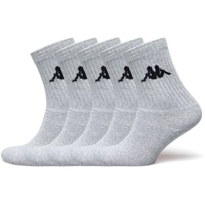 KAPPA Ku Fisper Dk 5 Pack 39-42 GREY MD 39-42 KAPPA Ku Fisper Dk 5 Pack 39-42 GREY MD 39-42