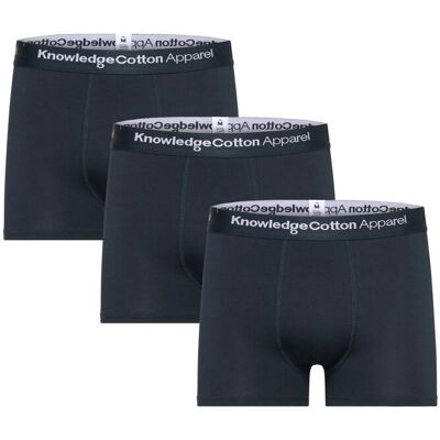 Knowledge Cotton Apparel 3 Pack Boxer Briefs XXL TOTAL ECLIPSE XXL Knowledge Cotton Apparel 3 Pack Boxer Briefs XXL TOTAL ECLIPSE XXL