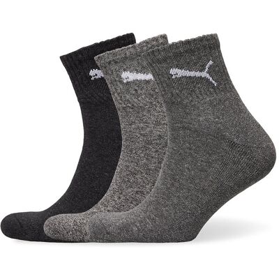 Puma Unisex Short Crew 3P 43-46 ANTHRACITE / GREY 43-46 Puma Unisex Short Crew 3P 43-46 ANTHRACITE / GREY 43-46