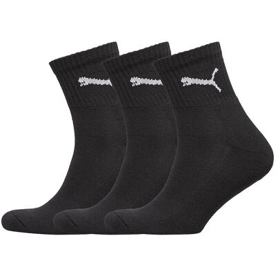 Puma Unisex Short Crew 3P 43-46 BLACK 43-46 Puma Unisex Short Crew 3P 43-46 BLACK 43-46