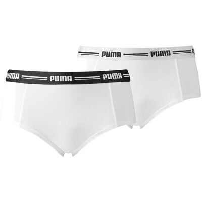 Puma Women Mini Short 2P Pack XL WHITE / WHITE XL Puma Women Mini Short 2P Pack XL WHITE / WHITE XL