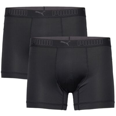 Puma Men Sport Microfiber Boxers 2P L BLACK L Puma Men Sport Microfiber Boxers 2P L BLACK L