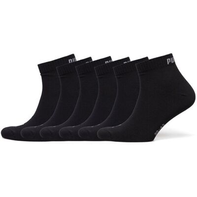 Puma Unisex Quarter Plain 6P Ecom 35-38 BLACK 35-38 Puma Unisex Quarter Plain 6P Ecom 35-38 BLACK 35-38