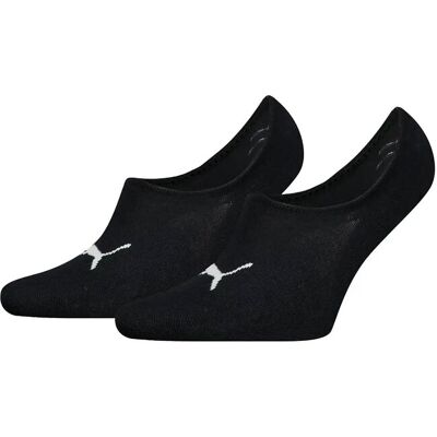 Puma Unisex High Cut Footie 2P 39-42 BLACK 39-42 Puma Unisex High Cut Footie 2P 39-42 BLACK 39-42
