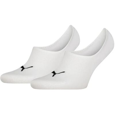 Puma Unisex High Cut Footie 2P 43-46 WHITE 43-46 Puma Unisex High Cut Footie 2P 43-46 WHITE 43-46
