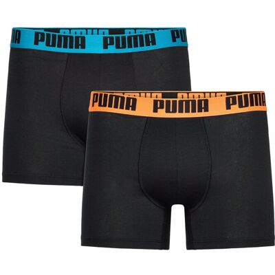 Puma Men Everyday Basic Boxers 2P S BLACK POP S Puma Men Everyday Basic Boxers 2P S BLACK POP S