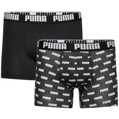 Puma Men Everyday Logo Print Boxers M BLACK / BLACK M Puma Men Everyday Logo Print Boxers M BLACK / BLACK M