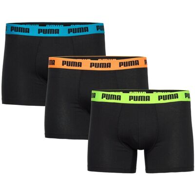 Puma Men Everyday Boxers 3P S BLACK POP S Puma Men Everyday Boxers 3P S BLACK POP S