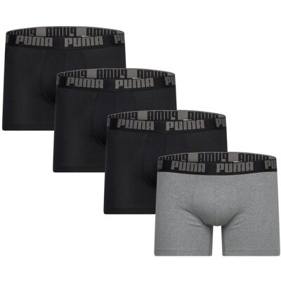 Puma Men Everyday Boxer 4P Ecom XXL BLACK / GREY XXL Puma Men Everyday Boxer 4P Ecom XXL BLACK / GREY XXL