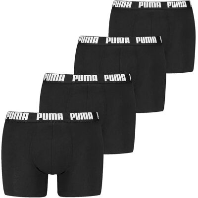 Puma Men Everyday Boxer 4P Ecom XXL BLACK / WHITE XXL Puma Men Everyday Boxer 4P Ecom XXL BLACK / WHITE XXL