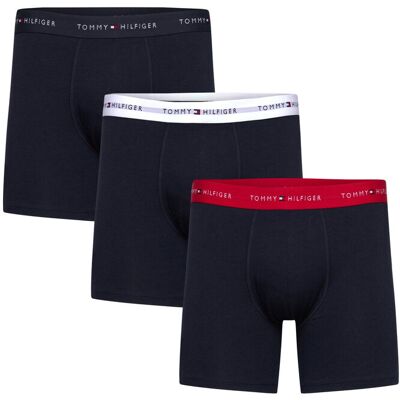 Tommy Hilfiger 3P Boxer Brief Wb M PRIMARY RED WHITE DESERT SKY M Tommy Hilfiger 3P Boxer Brief Wb M PRIMARY RED WHITE DESERT SKY M