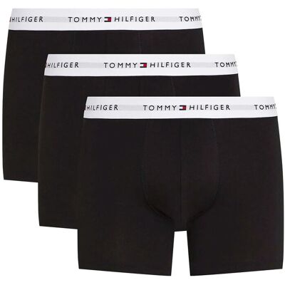 Tommy Hilfiger 3P Boxer Brief Wb M BLK/BLK/BLK M Tommy Hilfiger 3P Boxer Brief Wb M BLK/BLK/BLK M