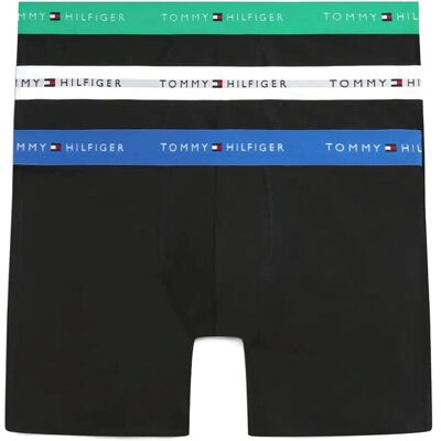 Tommy Hilfiger 3P Boxer Brief Wb M JDE WNK BLU ORB WHTE M Tommy Hilfiger 3P Boxer Brief Wb M JDE WNK BLU ORB WHTE M