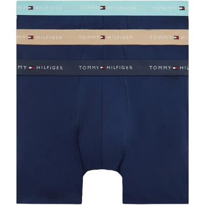 Tommy Hilfiger 3P Boxer Brief Wb S PTCH BLU ARC AQU DES S Tommy Hilfiger 3P Boxer Brief Wb S PTCH BLU ARC AQU DES S