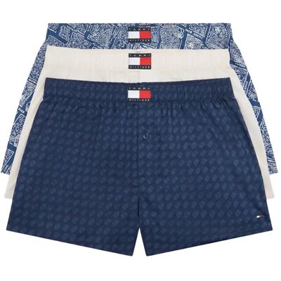 Tommy Hilfiger 3P Woven Boxer Print L BRK FLG PLE PNK LA CONVS L Tommy Hilfiger 3P Woven Boxer Print L BRK FLG PLE PNK LA CONVS L
