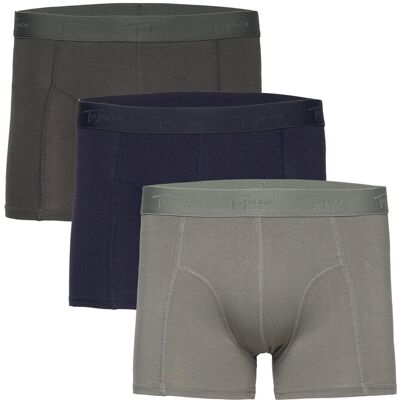 TOPECO Men's Bamboo Boxer 3-P XL MIXED XL TOPECO Men's Bamboo Boxer 3-P XL MIXED XL