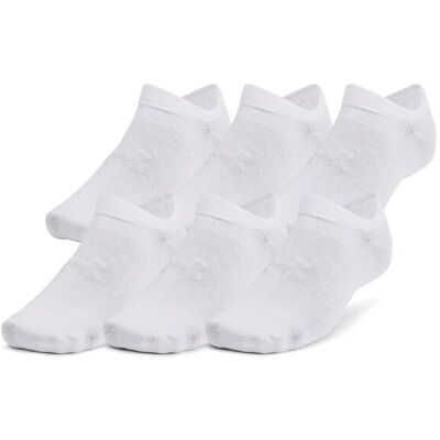 Under Armour Ua Essential No Show 6Pk S WHITE S Under Armour Ua Essential No Show 6Pk S WHITE S